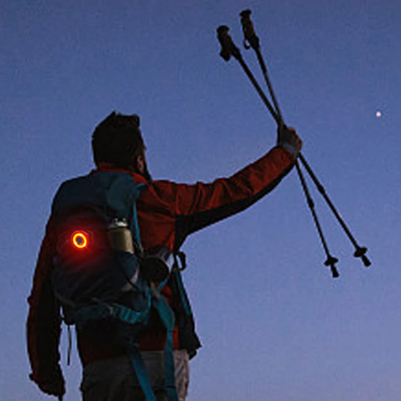 Światło rowerowe wyróżnij noc rower tylne światło LED tylny ogon ostrzeżenie o bezpieczeństwie światło rowerowe 2 baterie styl akcesoria rowerowe