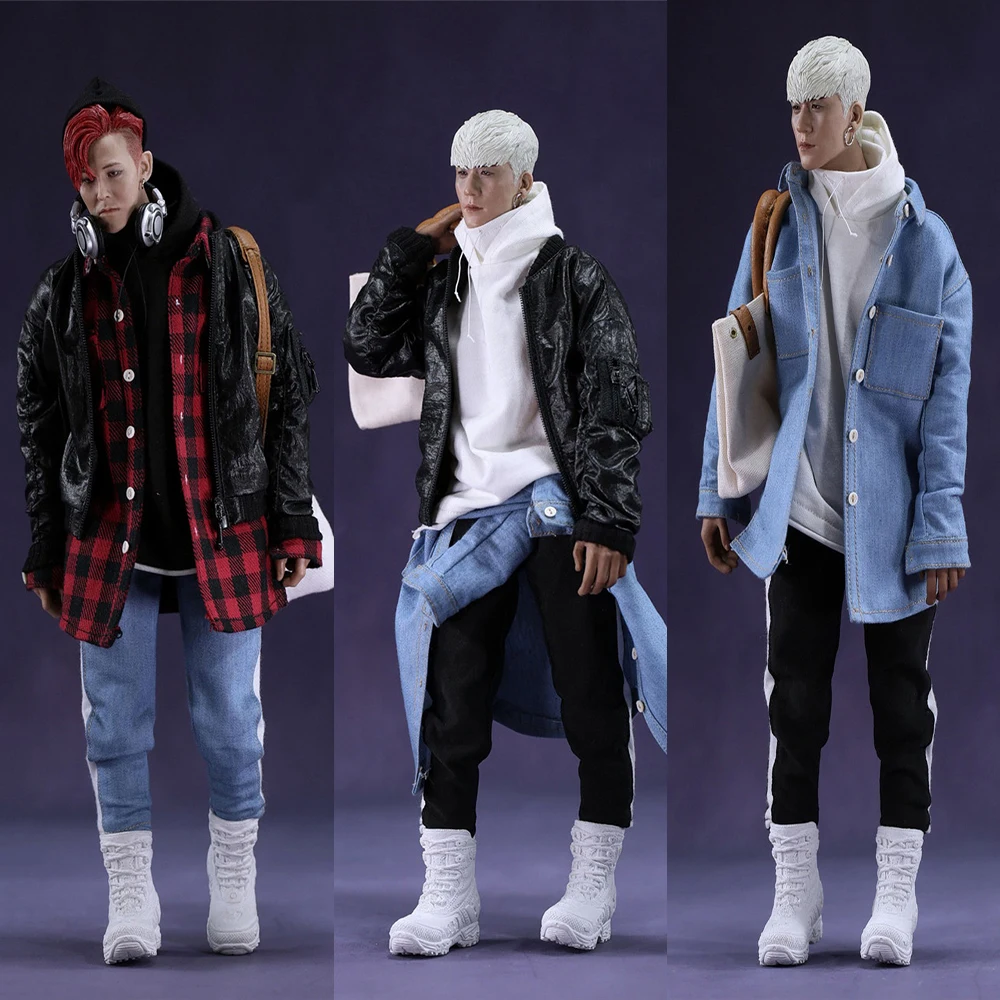 

In Stock Fashion Clothes Set 1/6 MR.Z's Mini Closet MA-1 Flight Jacket Sets with Canvas Bucket Bag 3 Styles for 12'' Figure