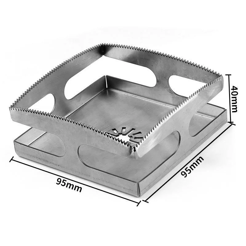Taglierina per scanalature quadrate utensile da taglio per fori quadrati per la lavorazione del legno strumento per sega per coltelli da taglio rettangolare con foro scanalato