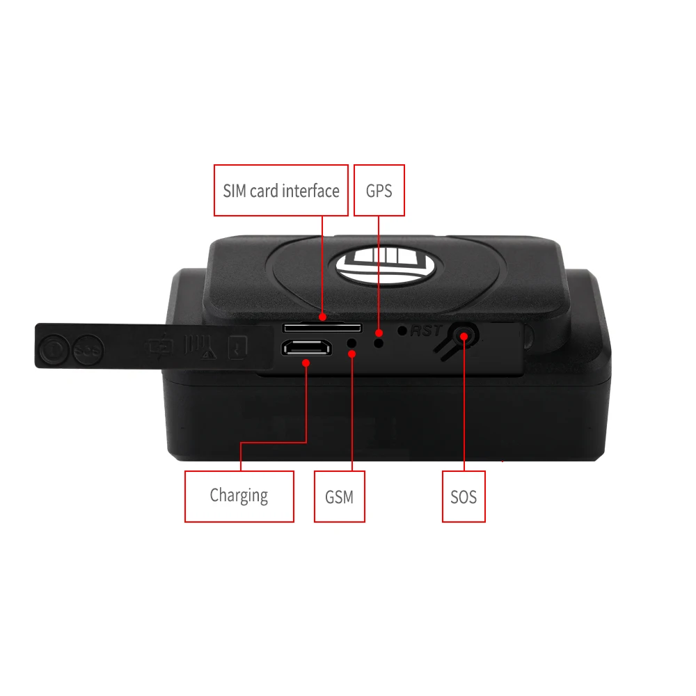 DAGPS rastreadores GPS alimentados por bateria magnética 2G localizador de veículos TK202 6400mah 100 dias em espera à prova d\'água aplicativo