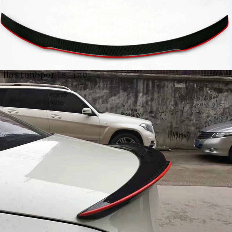 

E92 M3 Modified M Style Carbon Fiber Red Line Rear Trunk Luggage Compartment Spoiler Car Wing For BMW E92 M3 2006~2013