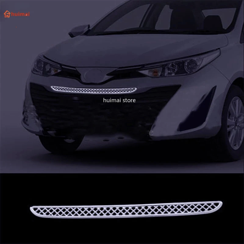 For Toyota Vios Yaris Sedan 2019 2020 Front Bumper Cover Trim Front Bumper Protector Grille cover Front Ceter Bumper cover