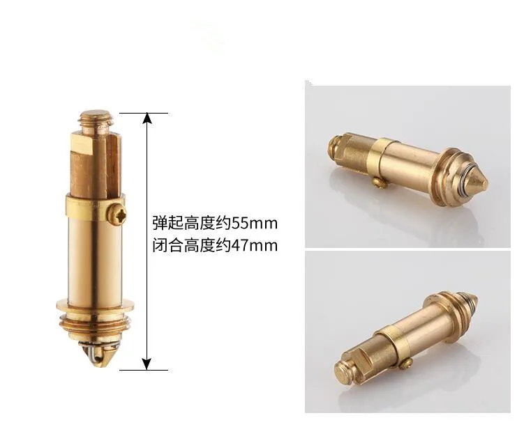 Replacement Bathtub Drain Parts Brass Spring Parts with Filter Chrome Drain Accessories Parts