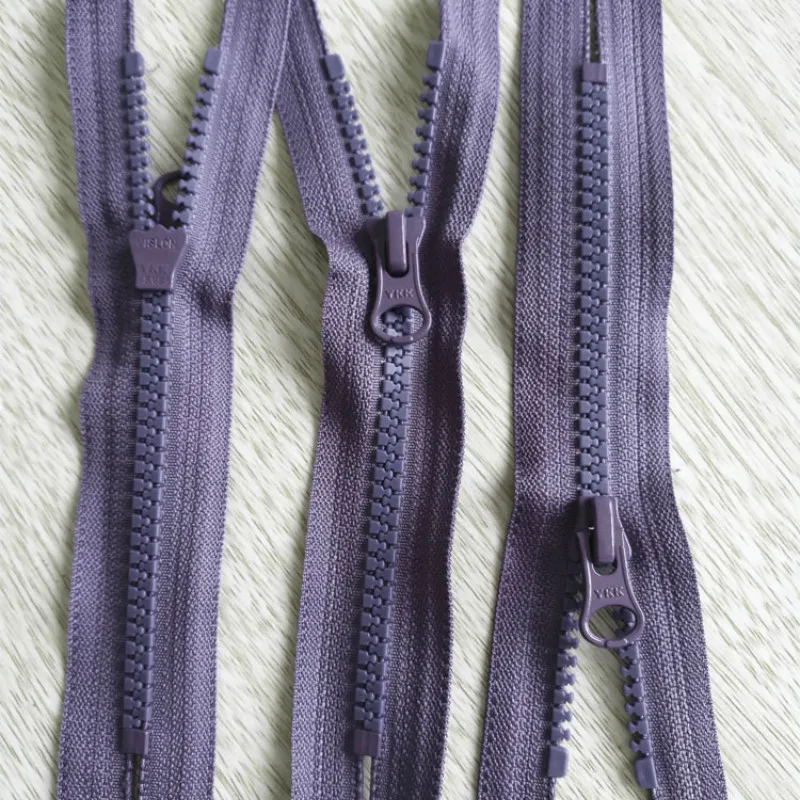 

50 Pcs/lot Cheap Stocked Plastic Ykk Resin Zipper Close End 14.5 Cm Violet Art Diy Pocket Collar Sewing Accessories
