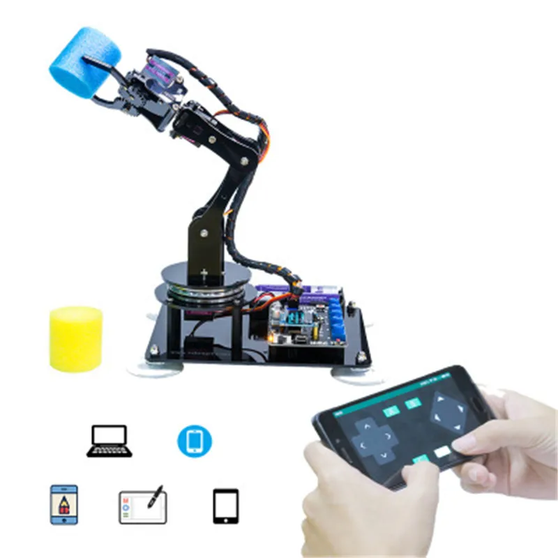 5DOF Robotic Arm Kit Stem Robotics Kit With High Quality For Arduino