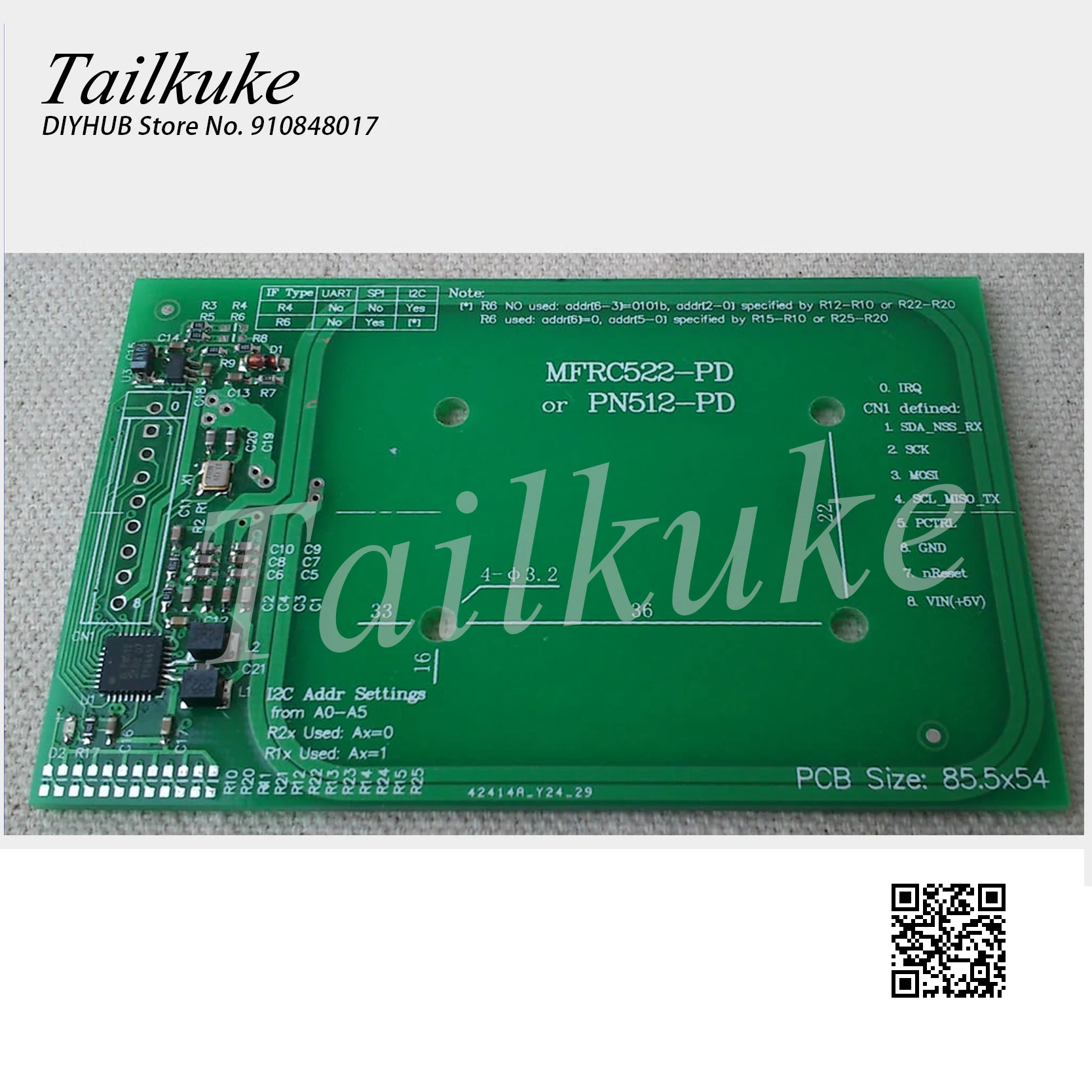 

Модуль RFID/NFC PN512, совместимый с MFRC522/523, дальнее расстояние 70 мм