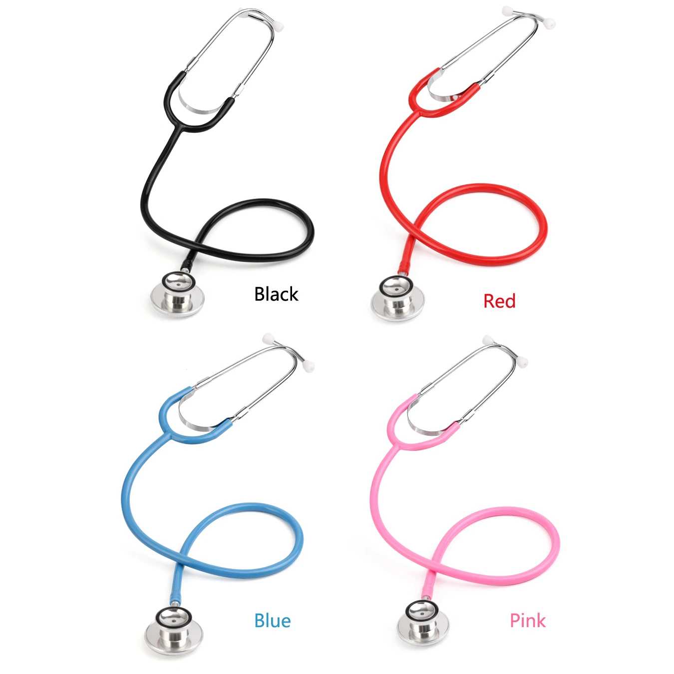 Portable Dual Head Stethoscope Professional Cardiology Medical Stethoscope Doctor Medical Equipment Device Student Vet Nurse