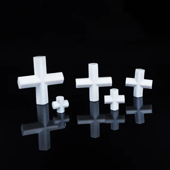 Agitateur magnétique en PTFE, barre d'agitation magnétron, mélangeur, barres d'agitation croisées blanches, 1 pièce