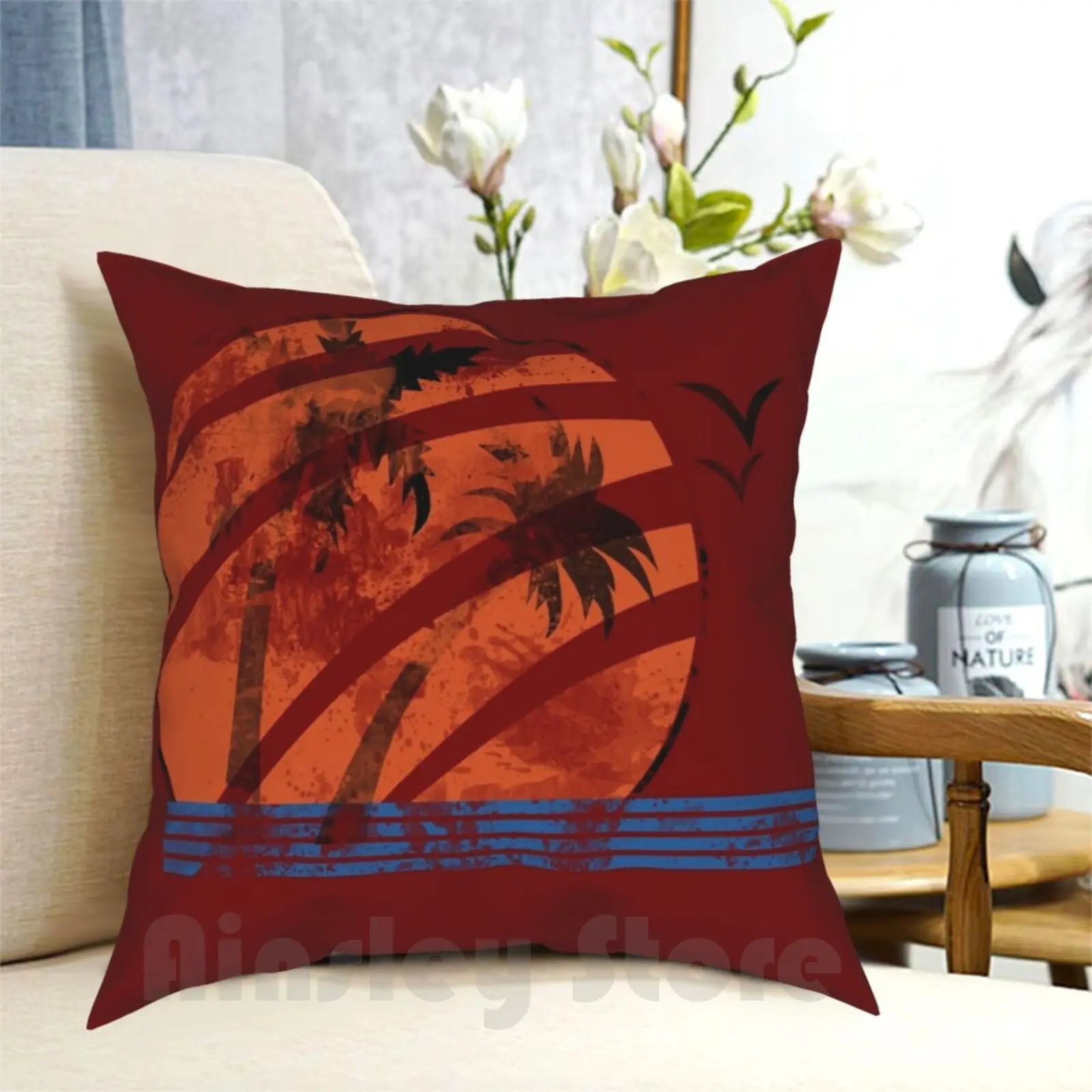 Scarred Sunset Pillow Case Printed Home Soft Throw Pillow The Last Of Us Ellies Ellie Tlou Naughty Dog Gaming Video