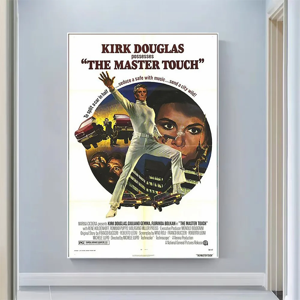 V2354 The Master Touch Vintage Classic Movie Wall Silk Cloth HD Poster Art Home Decoration Gift