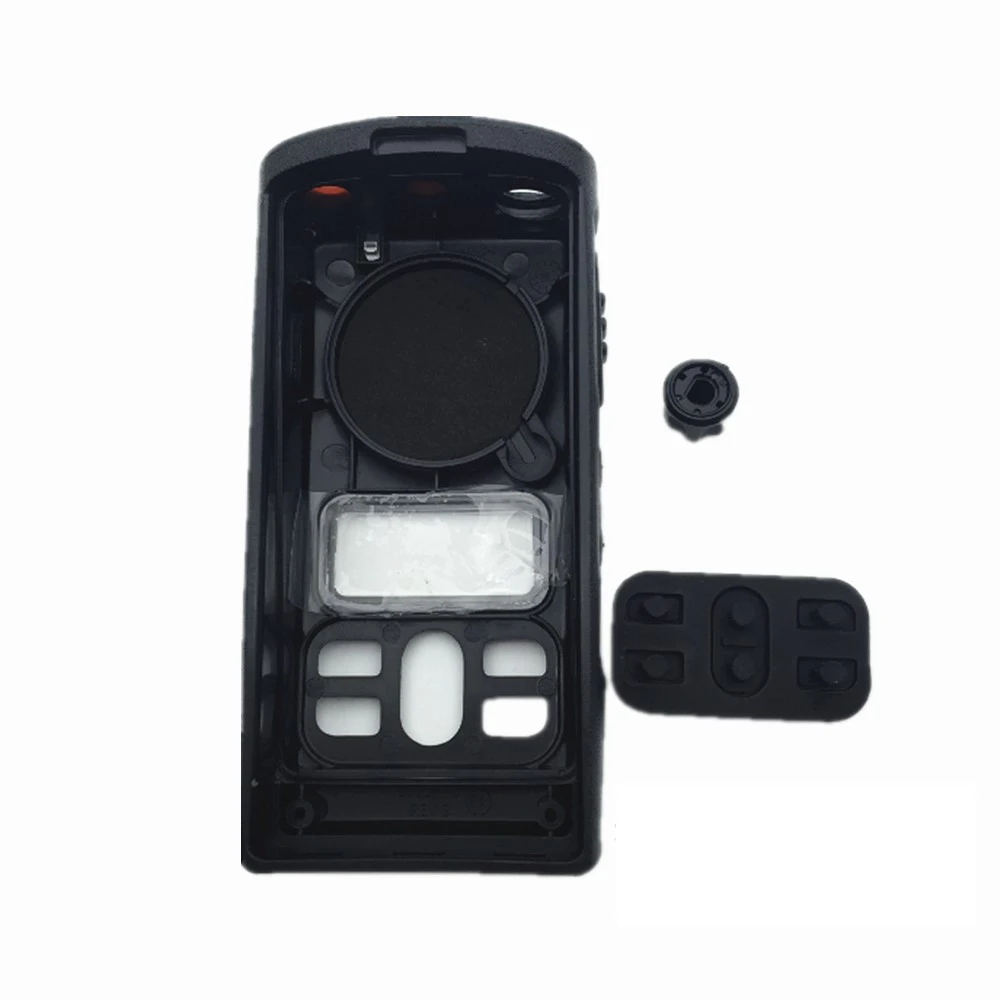 Black Housing Case Kit Front Cover Shell+Keyboard+Knob Sets For Motorola  Mag One A12 EP150 Radio Walkie Talkie change accessory