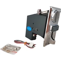 JY 923A JY 926A Multi Coin Acceptor For EURO Coin Selector With Zinc Alloy Front Up to 6 Type Coins for Vending Machine