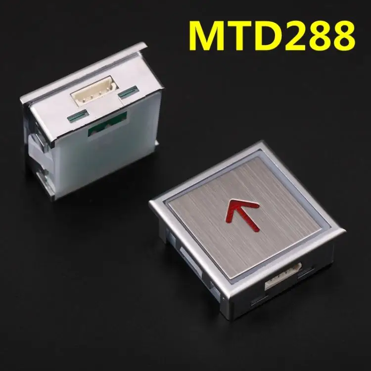 四角い押しボタン,エレベーター部品,リフトアクセサリー,mtd280,バッチあたり5個