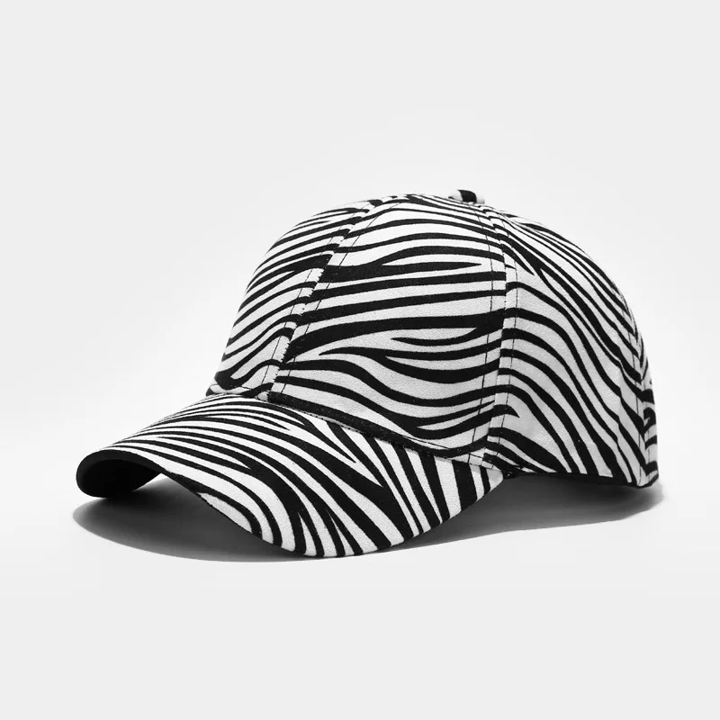 2021 Four Seasons Leopard Zebra Print Cotton Baseball Cap Adjustable Snapback Hats for Men and Women 236