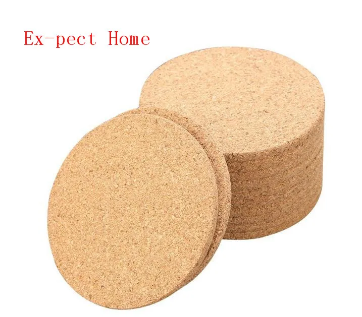 

Classic Round Plain Cork Coasters Drink Wine Mats Cork Mats Drink Wine Mat ideas for wedding and party gift