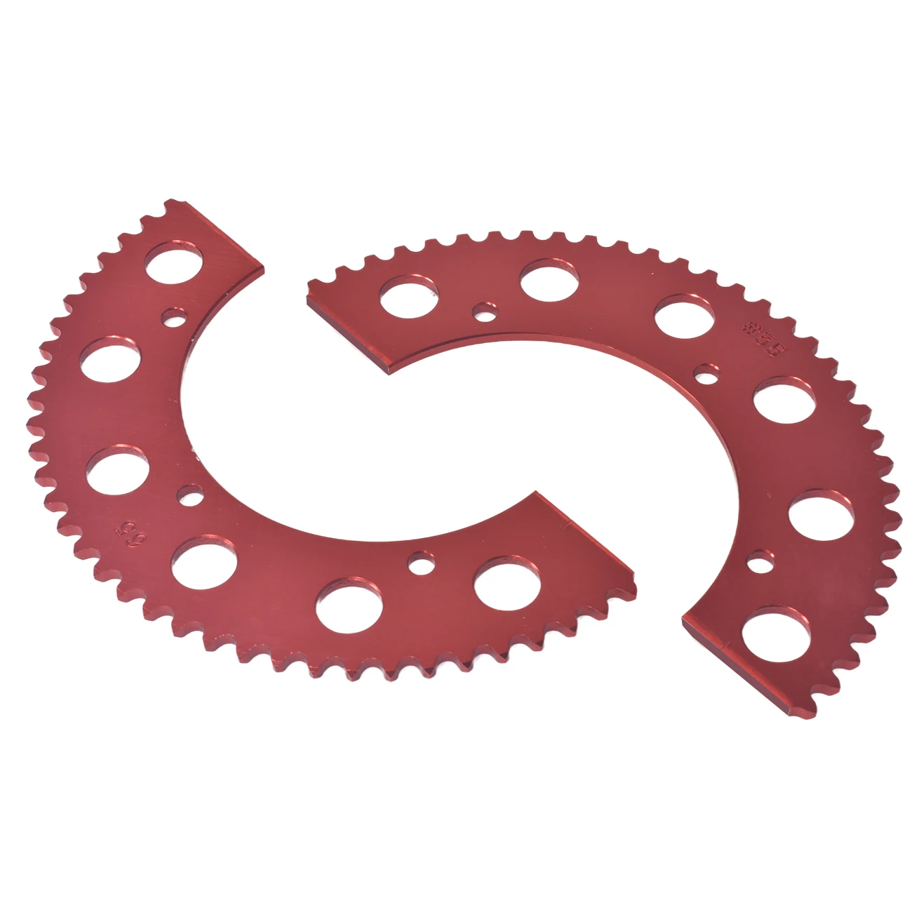 Split Aluminum Sprockets For #35 Chain 65T Multiple Sizes