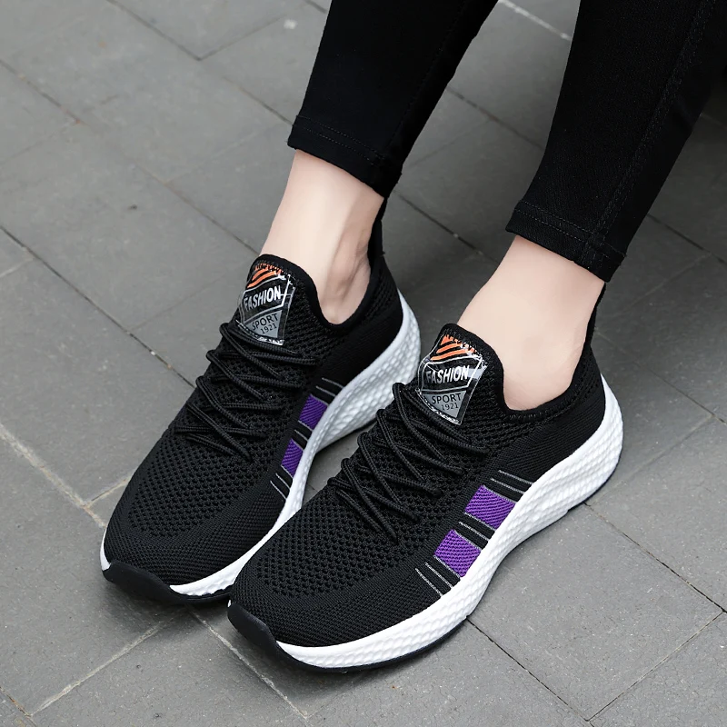 

Women Casual Shoes Ladies Sport Shoes Breathable Walking Mesh Flat Shoes Woman White Sneakers Women Tenis Feminino Female Shoes