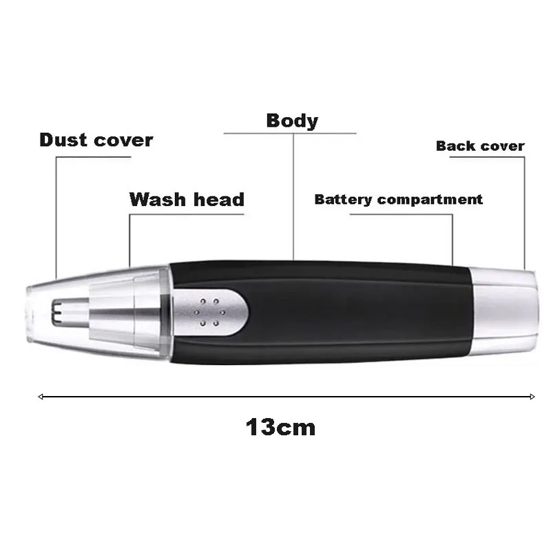 1PC Electric Ear Neck Nose Hair Trimmer Eyebrow Trimmer Implement Shaver Clipper Shaver Man Woman Clean Trimer Razor Remover Kit