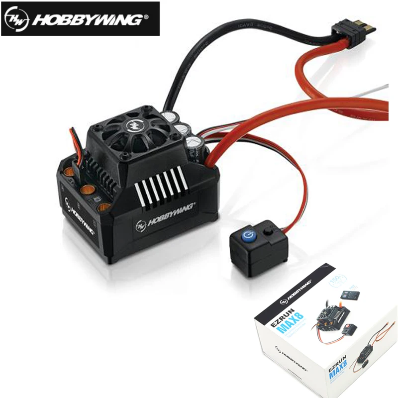 Hobbywing EZRUN Max8 V3 150A Impermeabile Brushless ESC TRX SPINA Per RC 1/8 Traxxas E-REVO Vertice Traxxas HPI Savage Thunder tigre