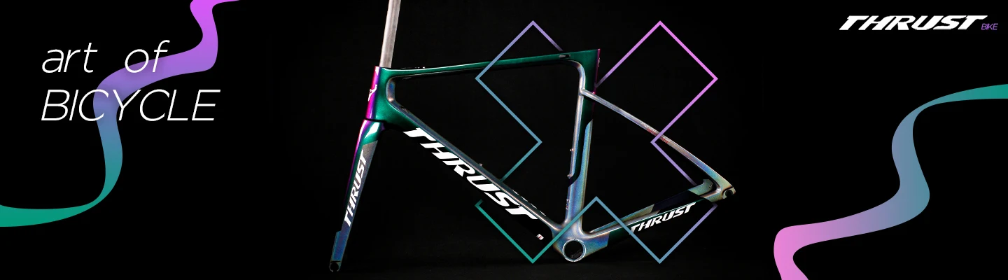 Thrust Speed Frame T1000 Carbon-Rennradrahmen Di2 Mechanisch UD Fahrradrahmen Größe 2 Jahre Garantie 700C x 25C – Detail 2