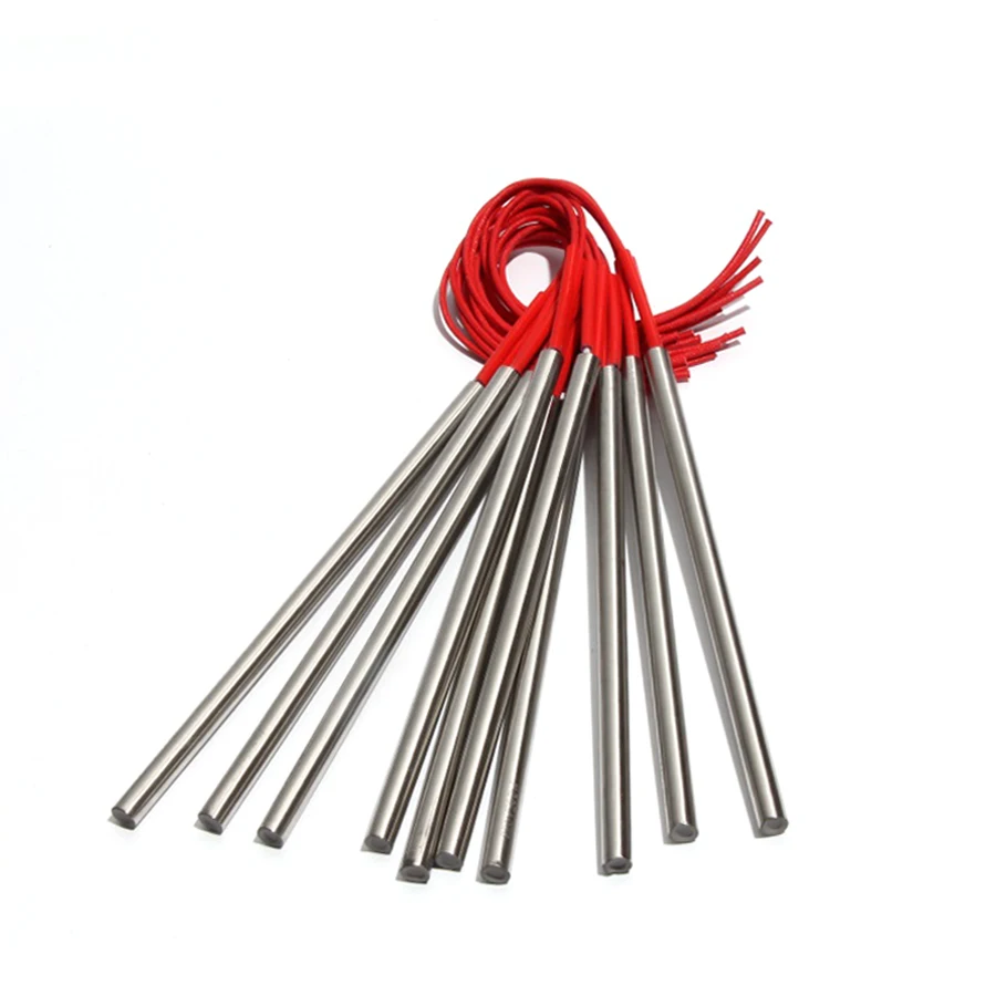 10PCS 12.5mm 190~220mm 201SUS Cartridge Heater 110/220/380V Tubular Electric Mould 590/600/620/650/690W Heating Resistance Part