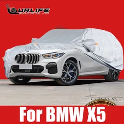 Full Car Covers  polyester universal Indoor Outdoor Suv UV Snow Resistant Protection Cover For BMW X5 E70 F15 E53 Accessories