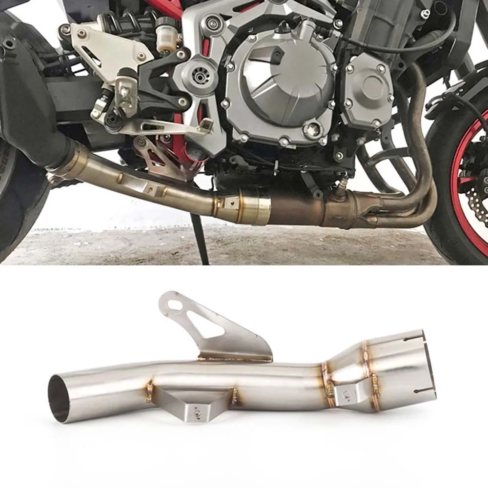 

Decat Eliminator Down Exhaust Pipe for Kawasaki Z900 Z 900 2017 2018 2019 Stainless Steel De-cat Mid Pipe Motorcycle Muffler