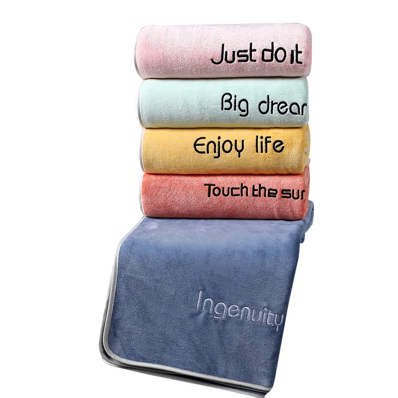 New Large Bath Beach towel Microfiber Quick-drying Travel Blanket Swimming Camping Yoga Mat Bathroom Gift 80*180cm