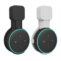 1/2PCS Outlet Wall Mount Stand Hanger for Amazon Alexa Echo Dot 3rd Gen Work For Amazon Echo Dot 3 Holder Case Plug In Bedroom