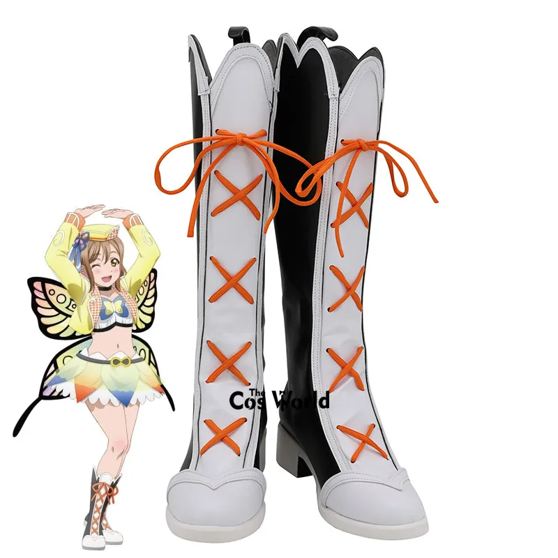 LoveLive!Sunshine!! Aqours 4th Singler Mitaiken HORIZON Kunikida Hanamaru Anime Customize Cosplay Shoes Boots