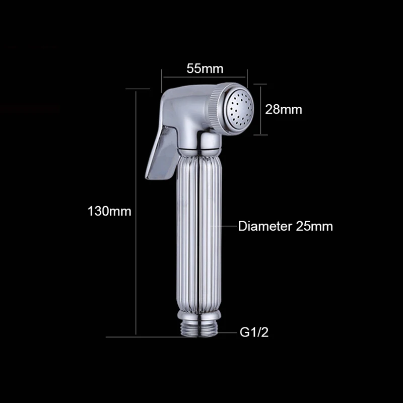 Quyanre Matte Black Bidet Solid Brass Bidet Faucet Muslim Ducha Higienica Mixer Tap Toilet Faucets Bathroom Handheld EL221