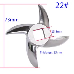 knife for meat grinder 22#  stainless steel blade spare parts for meat grinders Knife