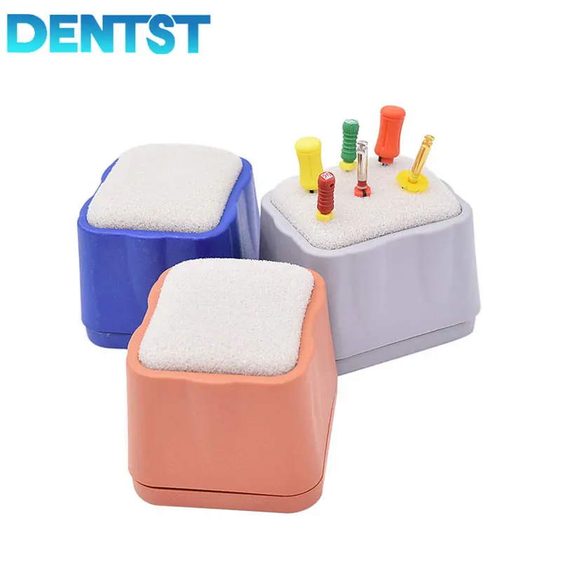 Dental Endodontic Cleaning Stand Foam File Drills Block Holder Dentistry Laboratory Equipment Dentist Tools