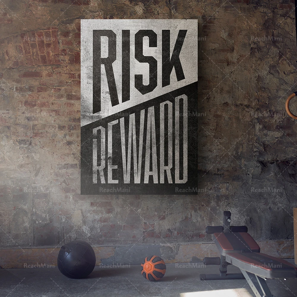 

Risk/Reward | Canvas Art | Wall Art | Office Decor | Investor | Stock Market | Bitcoin | Crypto | Day Trader | Wall Street