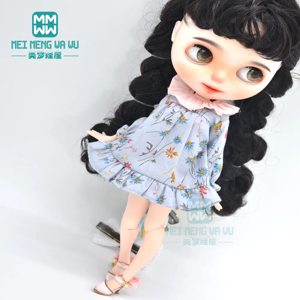 30cm Blyth Doll Clothes Fashion Striped skirt, retro dress Toys Gift