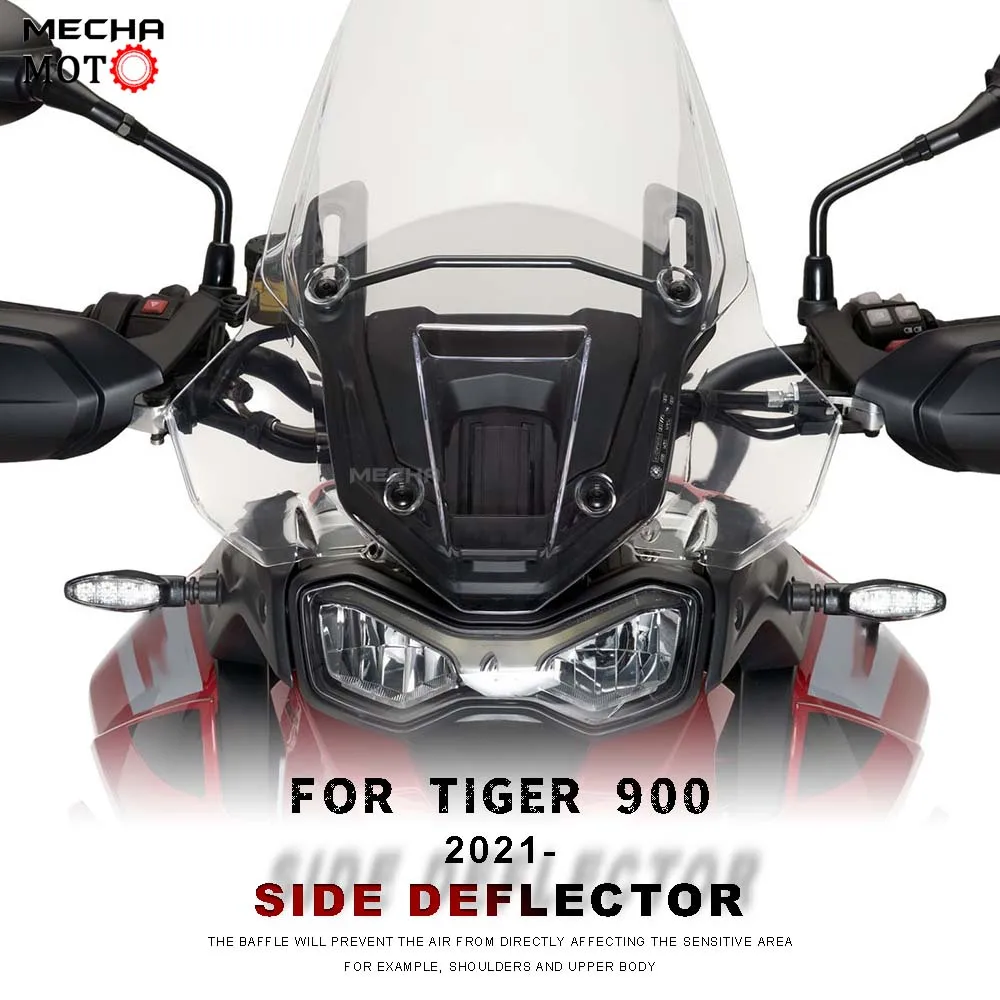 Upper Deflectors Windshield Windscreen Plate Side Panels Front Wind Deflector For TIGER900 TIGER 900 GT PRO 2020 2021