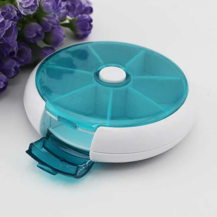 medicine container grid  Medicine Pills Box Pill Case Medicina Container Receive A With Jewelry Parts Button Automatically