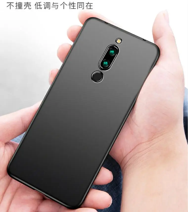 SUREHIN Cove for Xiaomi Redmi Note 8 Pro Case Matte Red Blue Yellow Clear Green Pink Purple Silicone Back Transparent Case Cover image 6