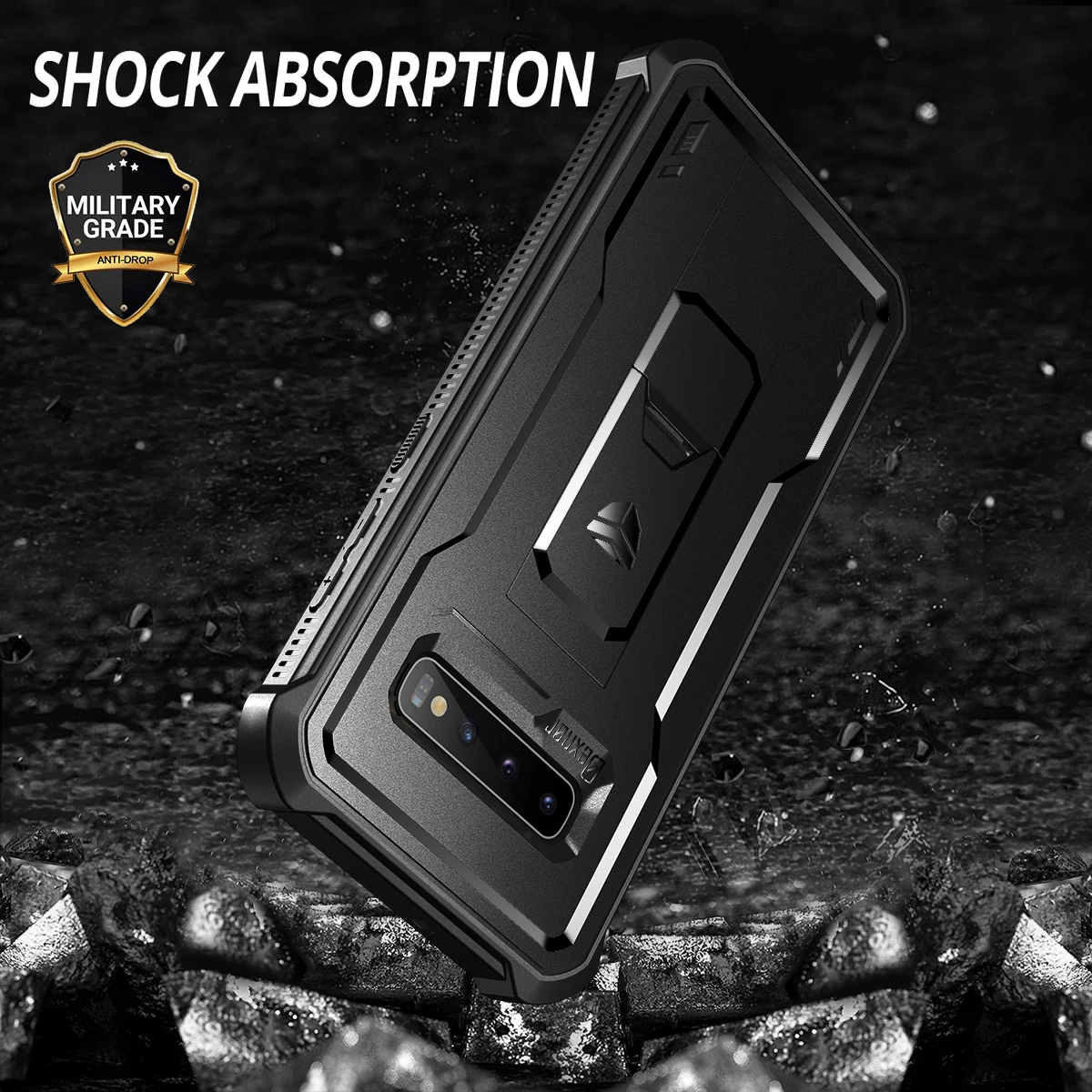 Shockproof Case for Samsung Note10 S9 S10 S20 Plus A12 4G A32 5G S21 FE Phone Cover Armor Rugged Military Bracket Holder Case