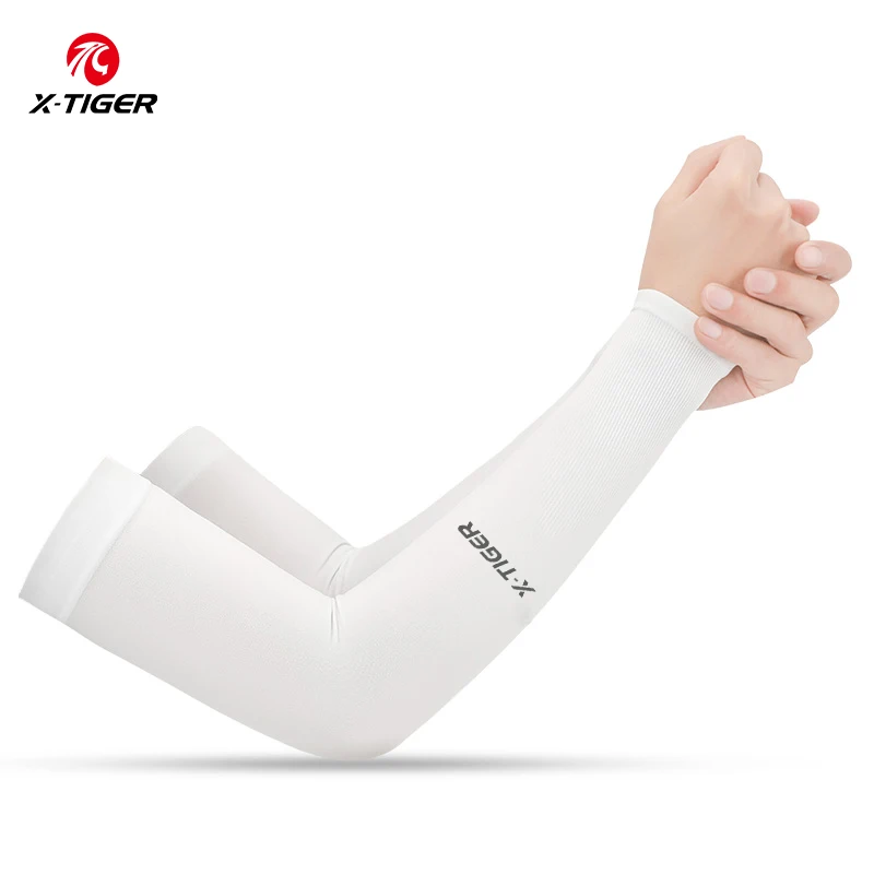 X-TIGER Radfahren Arm Ärmel Eis Stoff Anti-UV Sonnencreme Laufen Radfahren Ärmel Outdoor Sport Radfahren Arm Wärmer Männer Frauen