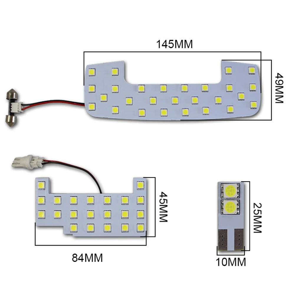 Para Suzuki Jimny Sierra JB64 JB74 2019 2020 lámparas interiores nocturnas cúpula mapa luces de techo LED 4x4 lámpara de lectura de maletero bombillas Canbus