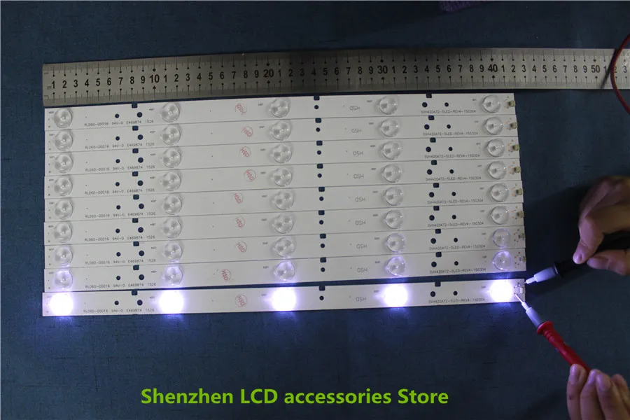 

New LED for　strip SVH420A72 3Pin 5 LEDs 420mm for LED42EC260JD LED42K20JD LED42EC260 ED42K30JD 100%NEW