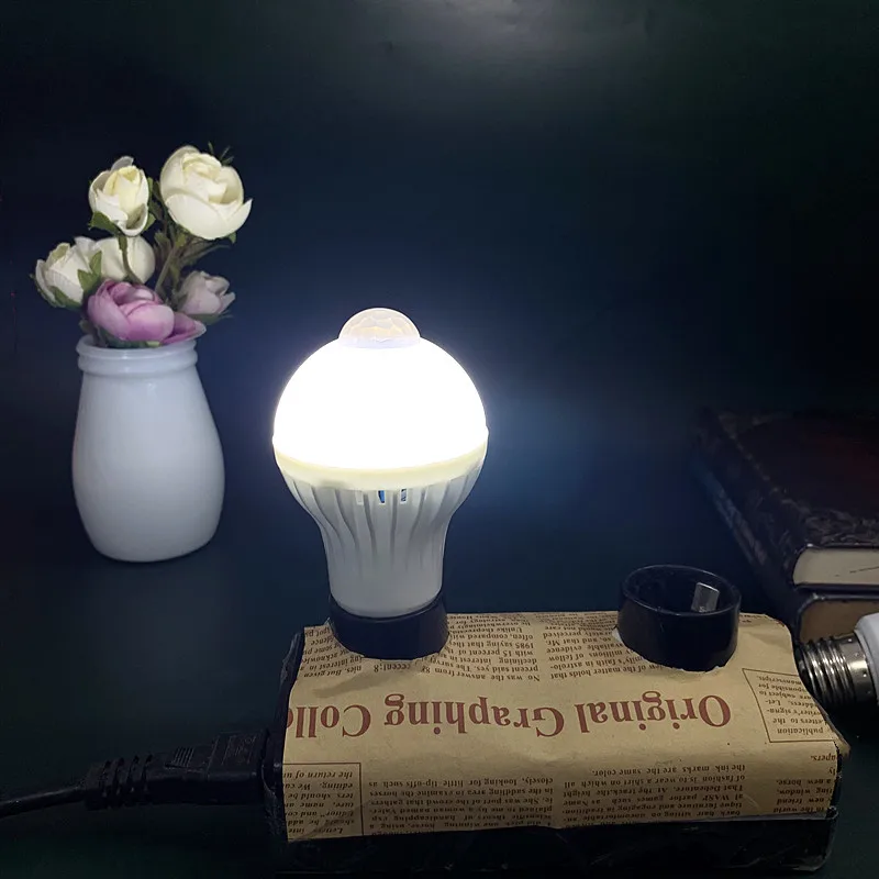 E27 PIR Motion Sensor Led Bulbs 3W 5W 7W 9W Sound Sensor Bulbs LED Lamp AC 220V 230V Smart PIR Infrared Body Sound Light For Hom