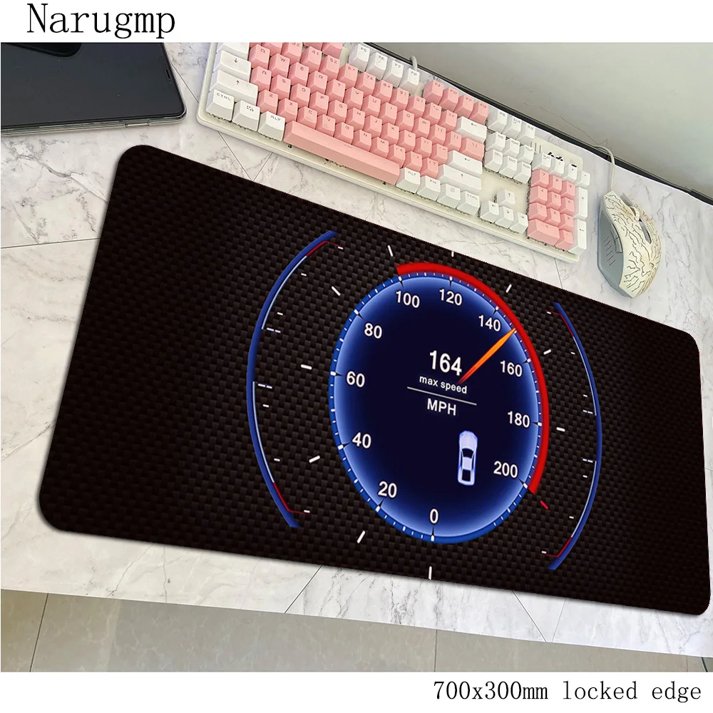 speedometer mousepad gaming mouse pad 700x300x3mm pc computer gamer accessories mat Christmas gifts laptop desk protector pads