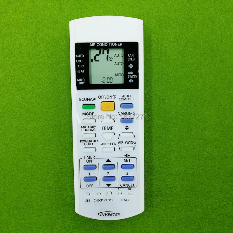 

Remote Control For Panasonic CS-S18PKH CS-S24PKH CS-S9NKV-7 CS-S12NKV-7 CS-S18NKV-7 CS-S22NKV-7 CS-S10PKP Air Conditioner