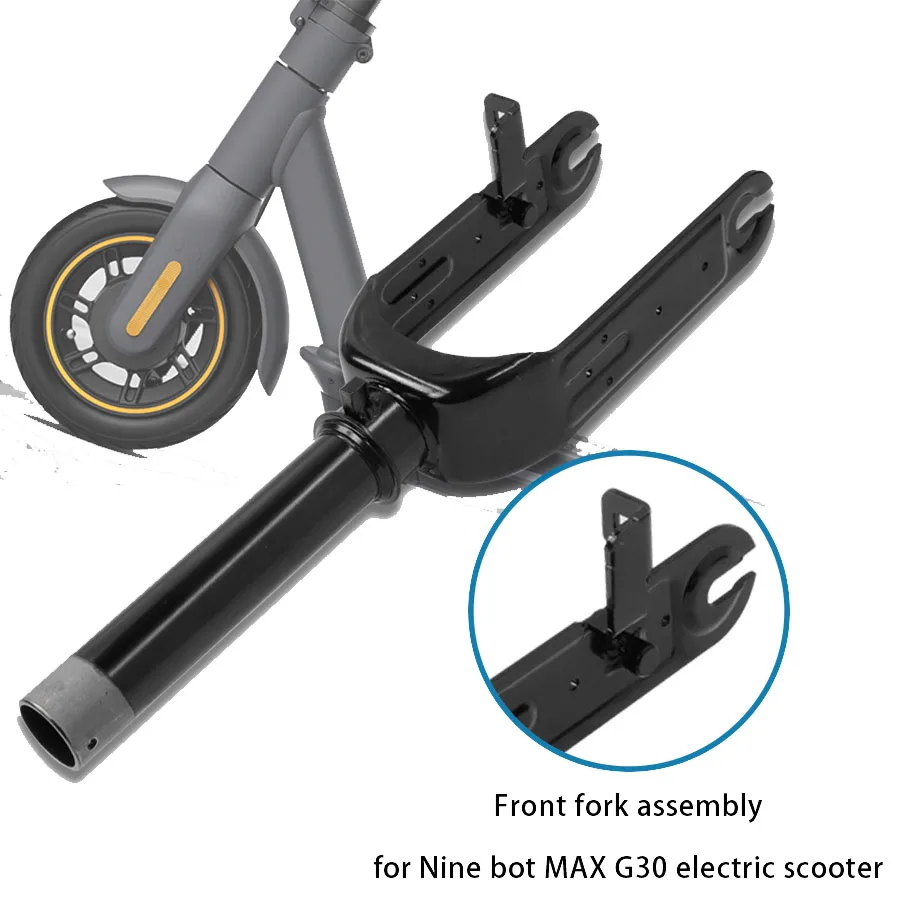 Front Fork Assembly Kit with Foot Support for Ninebot G30 Max M365 Pro Pro 2 Front Wheel Bracket Electric Scooter Accessories