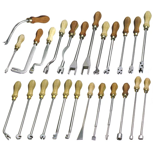 Imagen 1 del producto Afinación de Piano, herramienta de recorte de afinación, pin de teclado, soporte de cabeza multi-accent, gancho de curva 1810