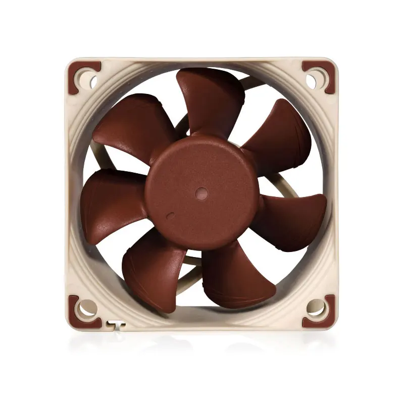 Imagem -04 - Noctua Nf-a6x25 Ventilador de Controle Magnético de Temperatura Rolamento Magneticamente Estável Ventilador 6cm 12v 5v 3pin 4pin Pwm Nf-a6x25