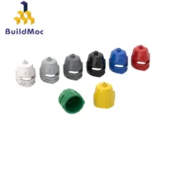 BuildMOC 89520 MINI KNIGHT`S HELMET CLOSED For Building Blocks Parts DIY Construction Classic Brand gift Toys