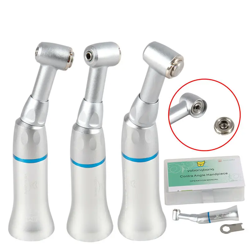 NSK Style Dental Slow Low Speed Handpiece Contra Angle Push Button Yabangbang